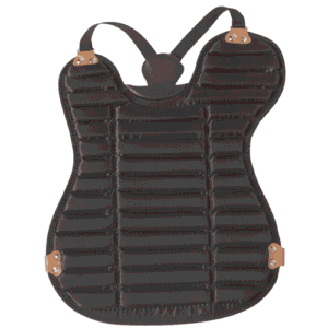 Plastron de protection pour le baseball noir