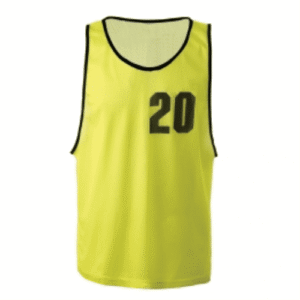 Chasuble ajourée Numérotée jaune