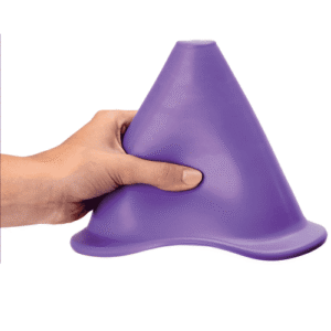 Cône souple de couleur violette