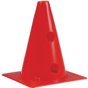Cône 12 trous - 20 cm - Rouge **Occasion**