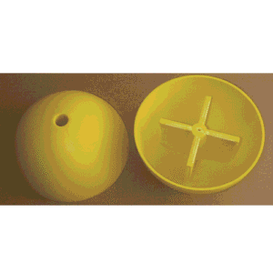 Base 1/2 Sphère PVC Lestée