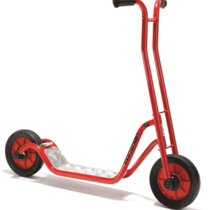 Trottinette de couleur rouge