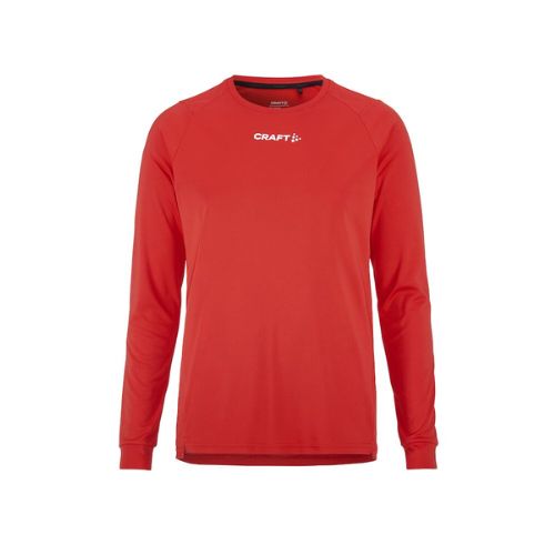 t-shirt à manche longue homme rouge