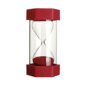 Sablier 30 secondes de couleur rouge