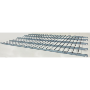 Etagère métallique pour chariot armoire basse 2 portes