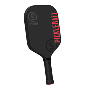 Raquette de pickleball en fibre de verre avec jonc de protection et grip PU, technologie Ultra Spin, adaptée aux écoles et collectivités