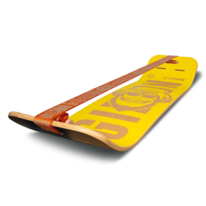 Planche d’équilibre GIBOARD Bonzo Classic en bois FSC avec slackline intégrée