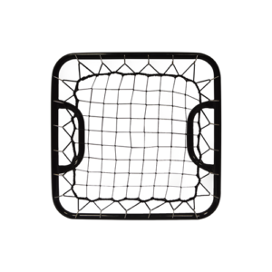 Tchoukball à main avec filet de rebond pour travailler les réflexes, notamment lors de l’entraînement des gardiens de handball. Dimensions:60 x 60 cm. Poids : 2 kg.