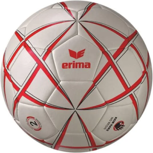 Ballon de handball Erima Magic White Training blanc, revêtement PU 0,9 mm, Dual Shock System, ballon sans résine
