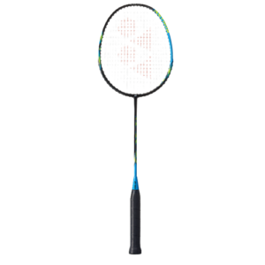 Raquette de badminton Yonex Astrox E13 noir et bleu, technologie ISOMETRIC