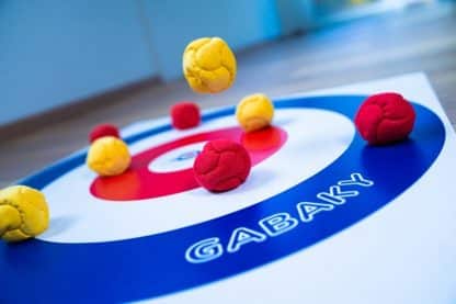 Nouveau jeu d'adresse Gabaky avec balles molles pour jouer en toute sécurité, en intérieur comme en extérieur